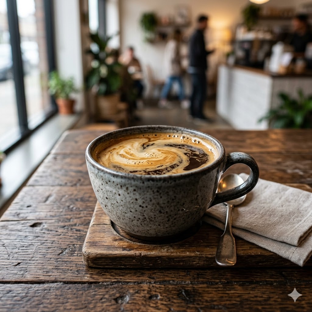 Longblack espresso dengan air 250ml
